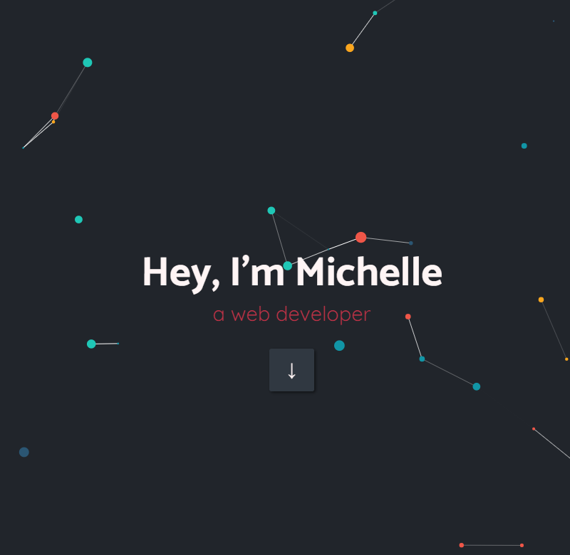 Michelle's portfolio site